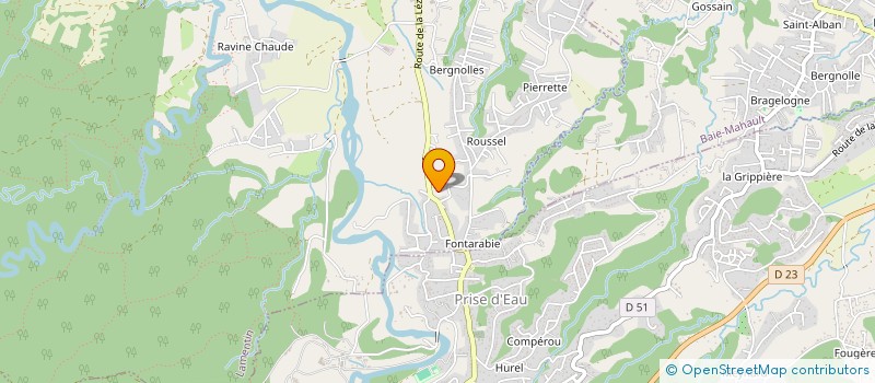 localisation de l'entreprise LE ROND POINT à LAMENTIN