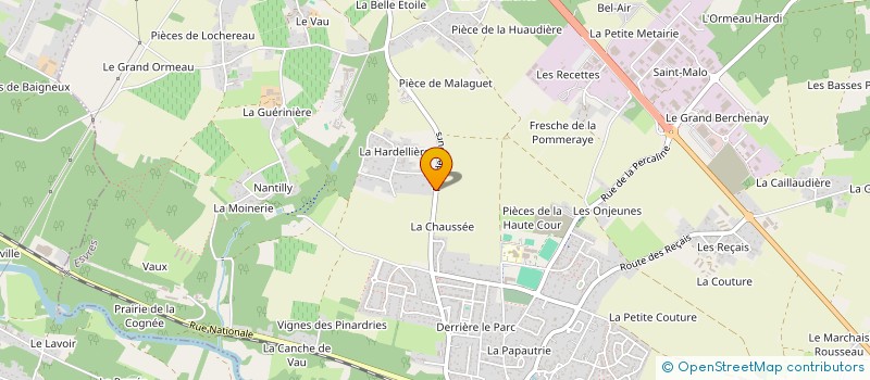 localisation de l'entreprise LE ROND POINT  ESVRES