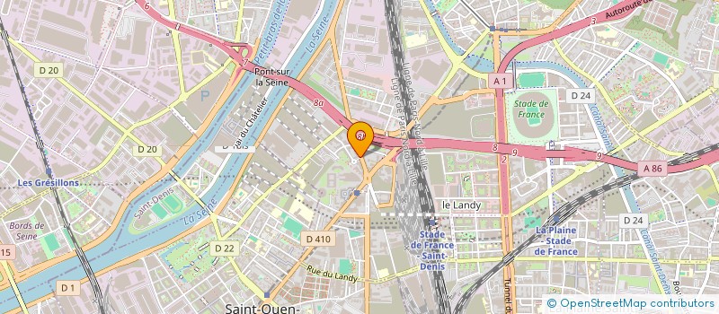localisation de l'entreprise LE ROND POINT à SAINT-DENIS