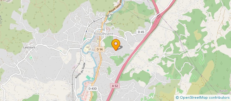 localisation de l'entreprise LE ROND POINT  ROQUEVAIRE