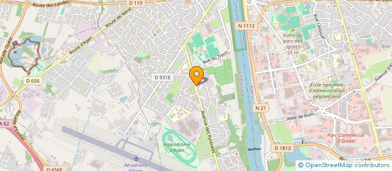 localisation de l'entreprise LE ROND POINT DE BEAUREGARD  LE PASSAGE