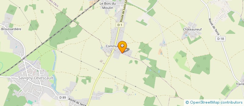 localisation de l'entreprise LE ROND POINT DE L'ESPOIR  SAVIGNY-LEVESCAULT