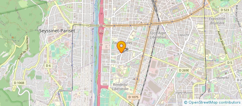 localisation de l'entreprise LE ROND POINT DE LA PRESSE à GRENOBLE