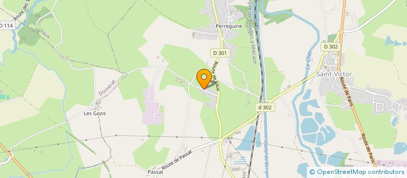 localisation de l'entreprise LE ROND POINT DES AMIS à SAINT-VICTOR