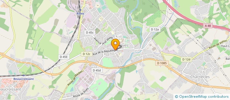 localisation de l'entreprise LE RONDEAU RIVOIS à RIVES