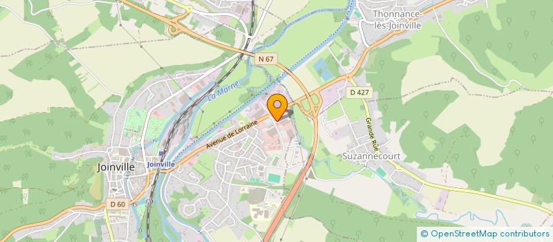 localisation de l'entreprise LE RONGEANT à JOINVILLE