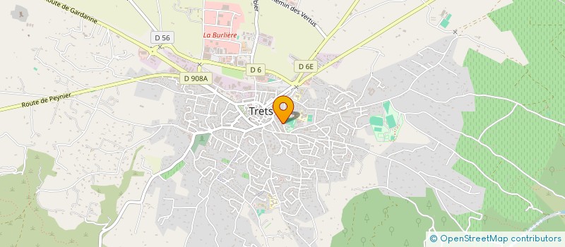 localisation de l'entreprise LE RONIER FRANCE à TRETS