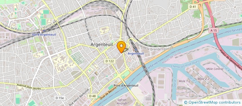 localisation de l'entreprise LE ROOF  ARGENTEUIL