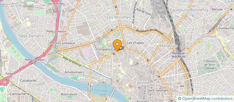 localisation de l'entreprise LE ROOF GARDEN  TOULOUSE