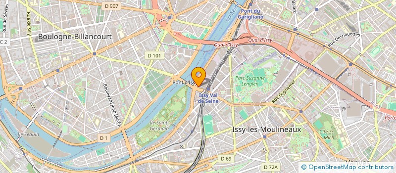 localisation de l'entreprise LE ROOSEVELT RIE à ISSY-LES-MOULINEAUX