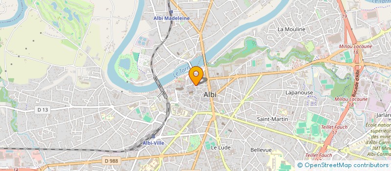 localisation de l'entreprise LE ROOSTER à ALBI