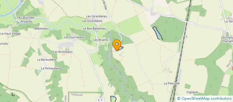 localisation de l'entreprise LE ROSAT DE LA GENTILHOMMIERE  MONTS