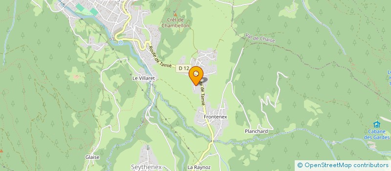 localisation de l'entreprise LE ROSAY  FAVERGES-SEYTHENEX