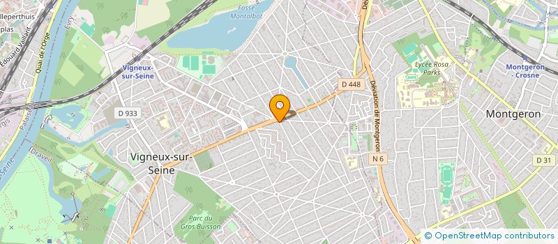 localisation de l'entreprise LE ROSE à VIGNEUX-SUR-SEINE