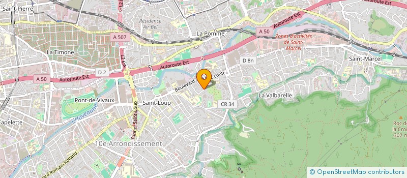 localisation de l'entreprise LE ROSE BRUNY à MARSEILLE