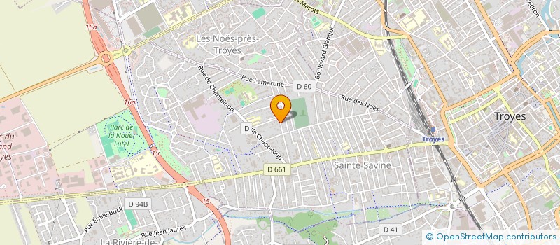 localisation de l'entreprise LE ROSEAU  SAINTE-SAVINE