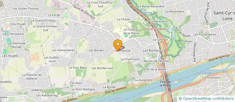 localisation de l'entreprise LE ROSEAU CHANTANT  FONDETTES