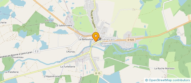 localisation de l'entreprise 'LE ROSEAU' MEZIERES EN BRENNE - SAINT MICHEL EN BRENNE à MEZIERES-EN-BRENNE