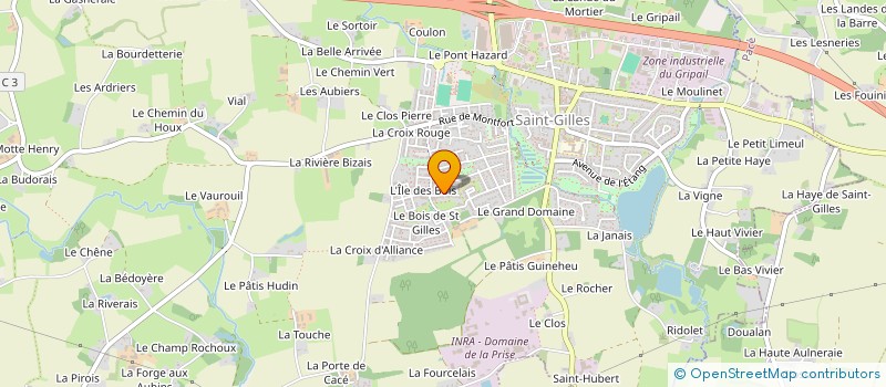 localisation de l'entreprise LE ROSELIER à SAINT-GILLES