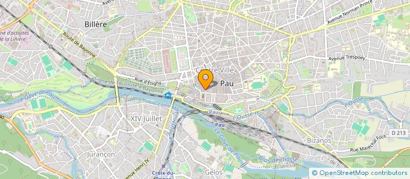 localisation de l'entreprise LE ROSILDA'S à PAU