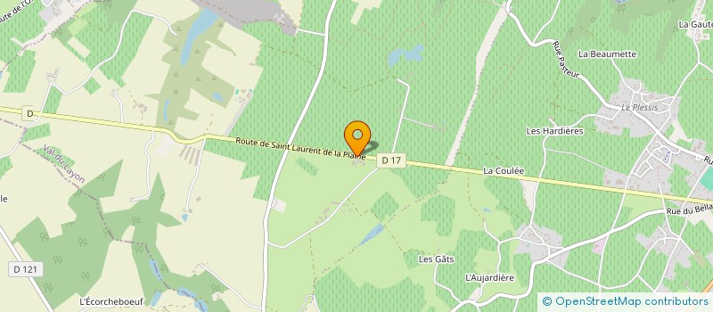 localisation de l'entreprise LE ROSSIGNOL  VAL-DU-LAYON