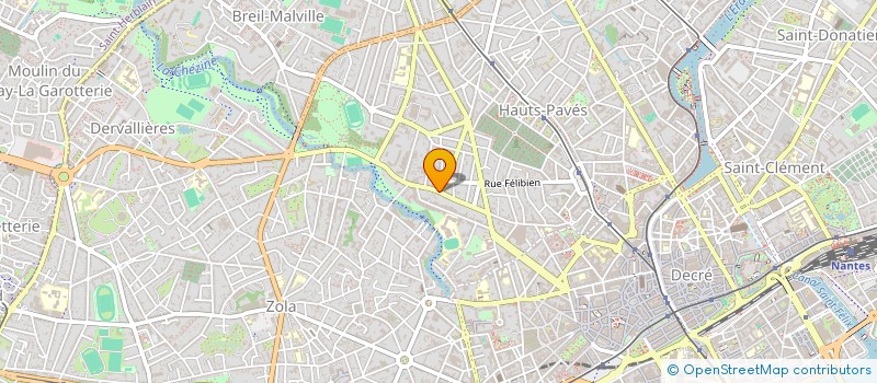 localisation de l'entreprise LE ROSSIGNOL à NANTES