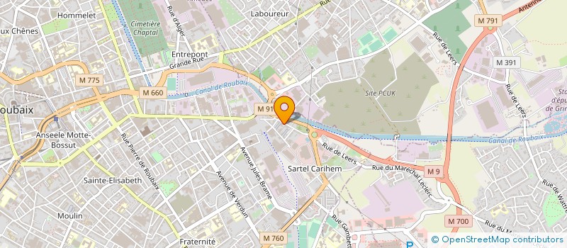 localisation de l'entreprise LE ROSSIO  ROUBAIX