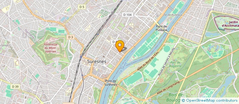 localisation de l'entreprise LE ROTHSCHILD à SURESNES