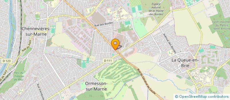 localisation de l'entreprise LE ROTIN DE PINCE VENT à ORMESSON-SUR-MARNE
