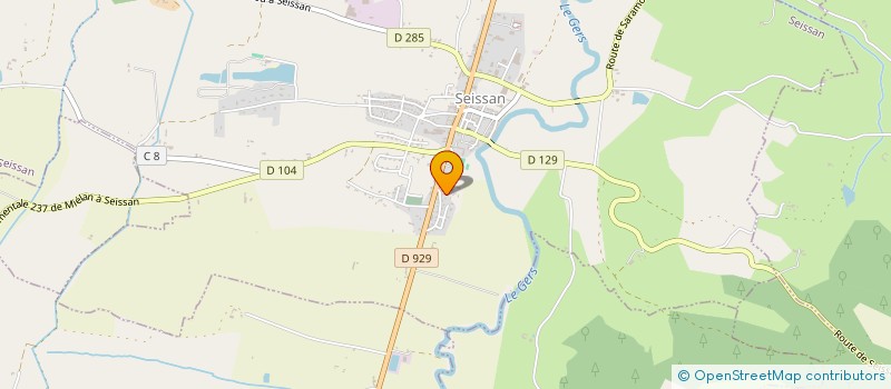 localisation de l'entreprise LE ROTISSEUR  SEISSAN