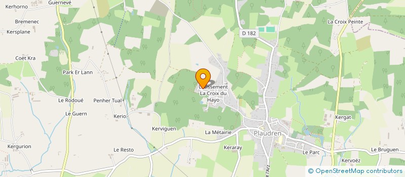 localisation de l'entreprise LE ROTISSEUR TRAITEUR PLAUDRINOIS à PLAUDREN