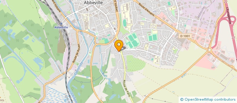 localisation de l'entreprise LE ROTISSEUR VOLAILLER à ABBEVILLE