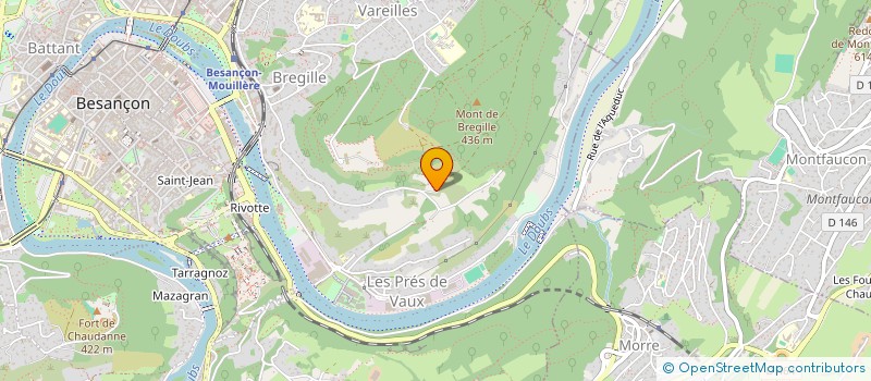localisation de l'entreprise LE ROUAGE à BESANCON