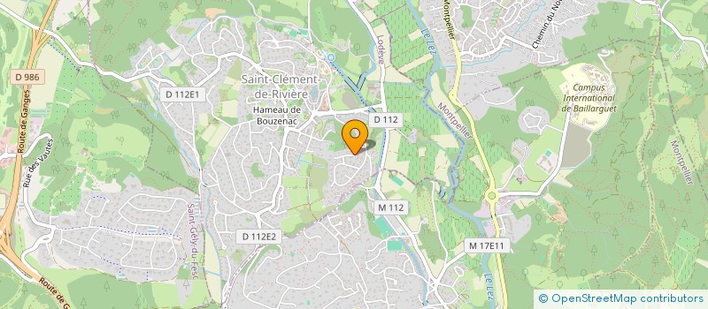 localisation de l'entreprise LE ROUARGUES 2  SAINT-CLEMENT-DE-RIVIERE