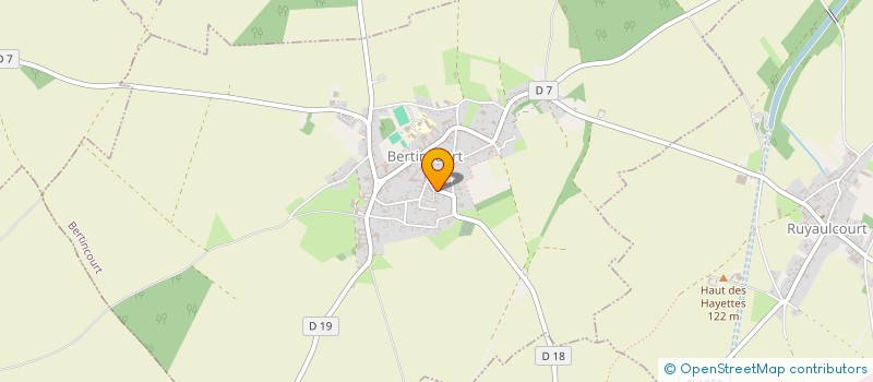 localisation de l'entreprise LE ROUBAISIEN  BERTINCOURT