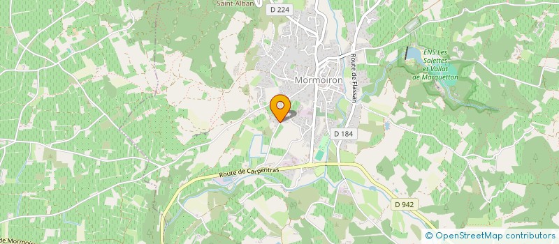 localisation de l'entreprise LE ROUCAS  MORMOIRON