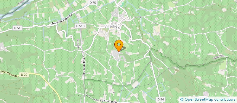 localisation de l'entreprise LE ROUCAS  VILLEDIEU