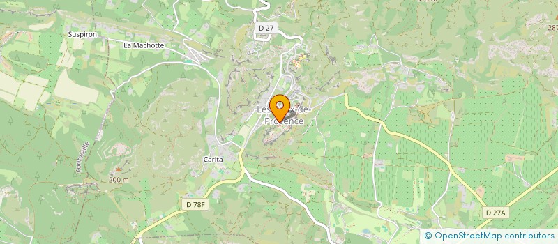 localisation de l'entreprise LE ROUCAS  LES BAUX-DE-PROVENCE