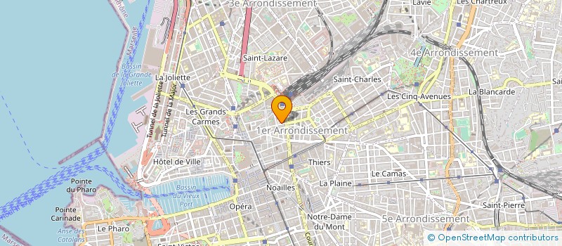 localisation de l'entreprise LE ROUCAS BLEU à MARSEILLE 1