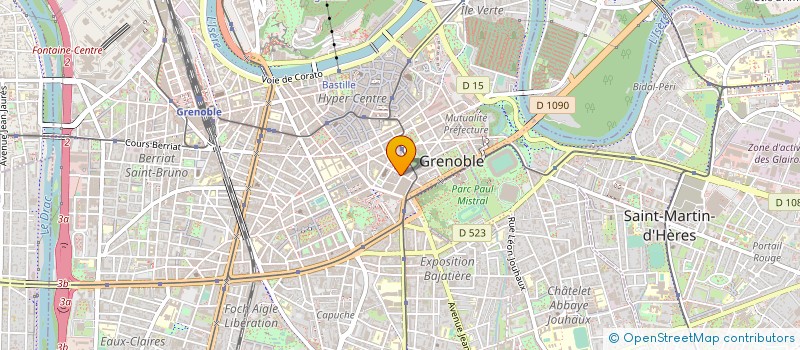 localisation de l'entreprise LE ROUGE ET LE BLANC à GRENOBLE