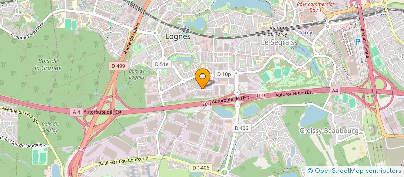 localisation de l'entreprise LE ROUGE ET LE NOIR à LOGNES