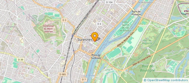localisation de l'entreprise LE ROUGE GORGE PERCHE à SURESNES