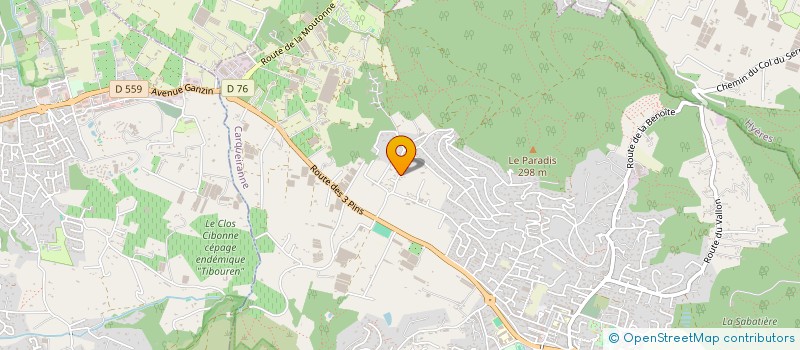 localisation de l'entreprise LE ROUGET  SAINT-ETIENNE