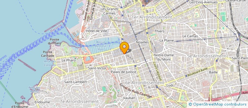 localisation de l'entreprise LE ROULE  MARSEILLE