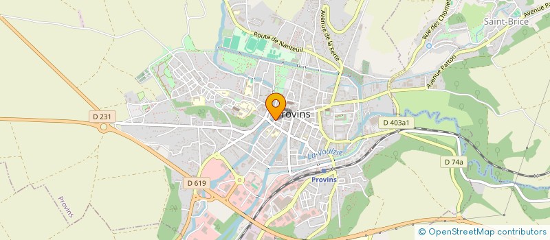 localisation de l'entreprise LE ROULEAU A CROQUER  PROVINS