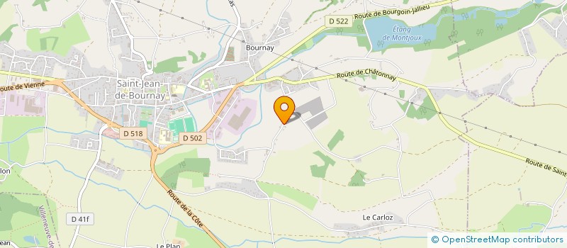 localisation de l'entreprise LE ROULEAU DE SAINT JEAN  SAINT-JEAN-DE-BOURNAY