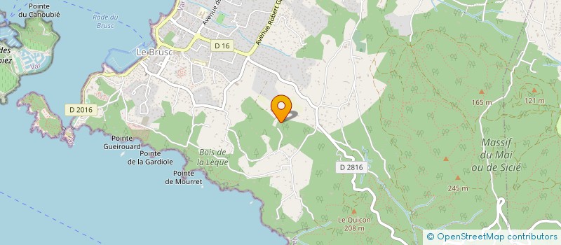 localisation de l'entreprise LE ROUMAGNAN à SIX-FOURS-LES-PLAGES