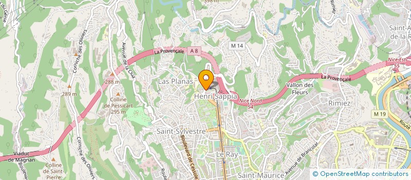 localisation de l'entreprise LE ROURET à NICE