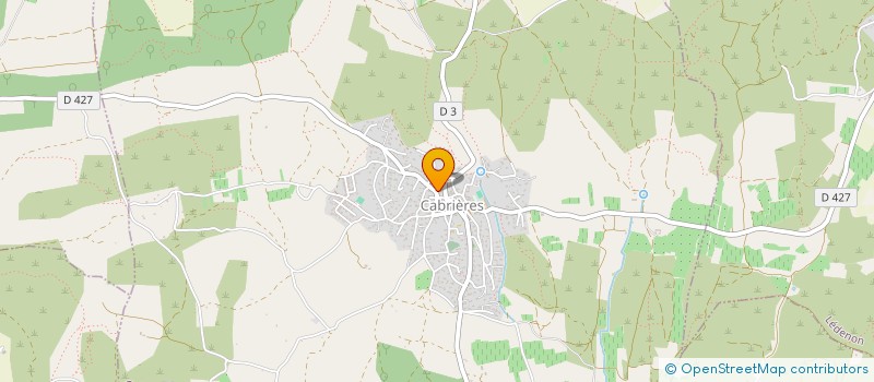 localisation de l'entreprise LE ROUSIER  CABRIERES