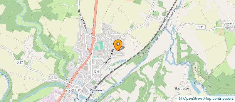 localisation de l'entreprise LE ROUTIER DE VIVONNE à VIVONNE
